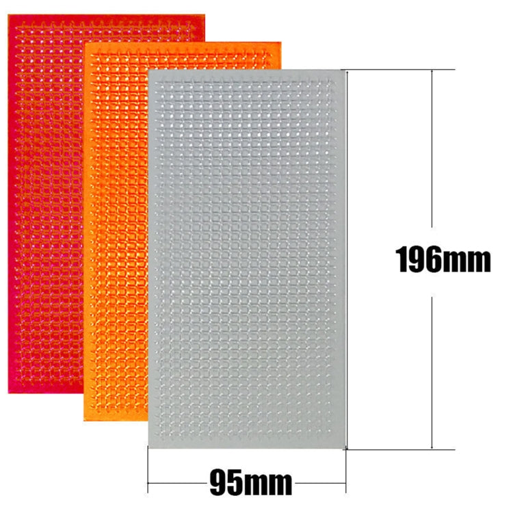 Sikeo Car Tail Light Repair Patch DIY Quick Patch Tool Package(Red+Yellow+Transparent)