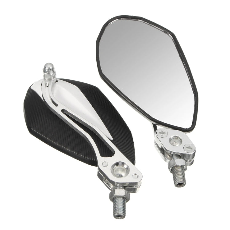 Aluminum Alloy Motorcycle Large-view Rearview Mirror Modification(Purple)
