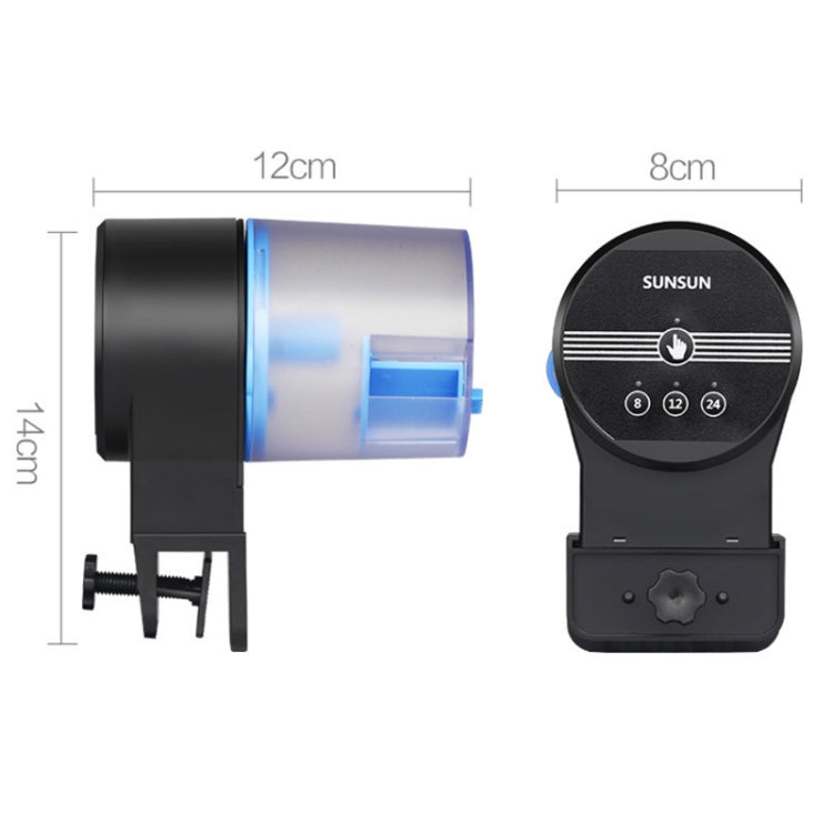 SUNSUN Smart Timing Automatic Fish Tank Feeder, Specification: AK-01S