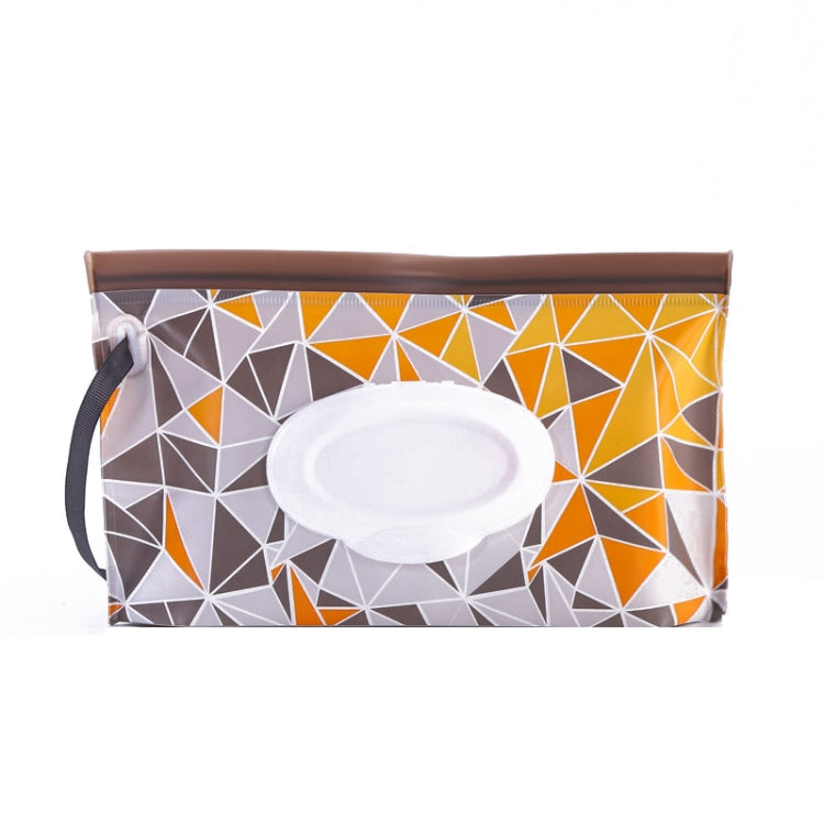 Baby EVA Wet Wipes Bag Portable Flip Removable Sanitary Wet Wipes Bag(Triangle)