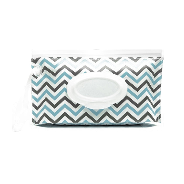 Baby EVA Wet Wipes Bag Portable Flip Removable Sanitary Wet Wipes Bag(Blue)