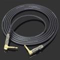 KGR Guitar Cable Keyboard Drum Audio Cable, Specification: 1m(Double Elbow Jack)