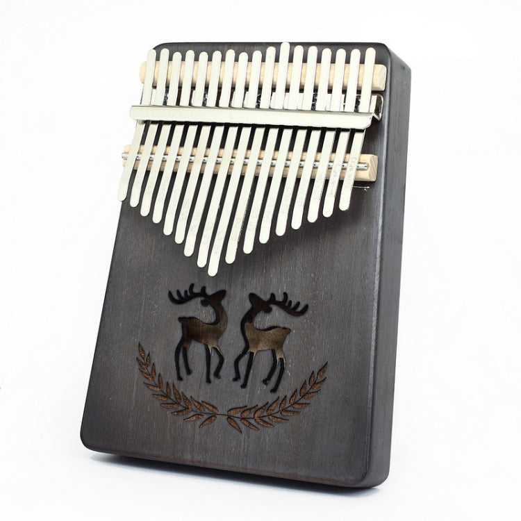 Wooden Portable Thumb Piano(Couple Deer)