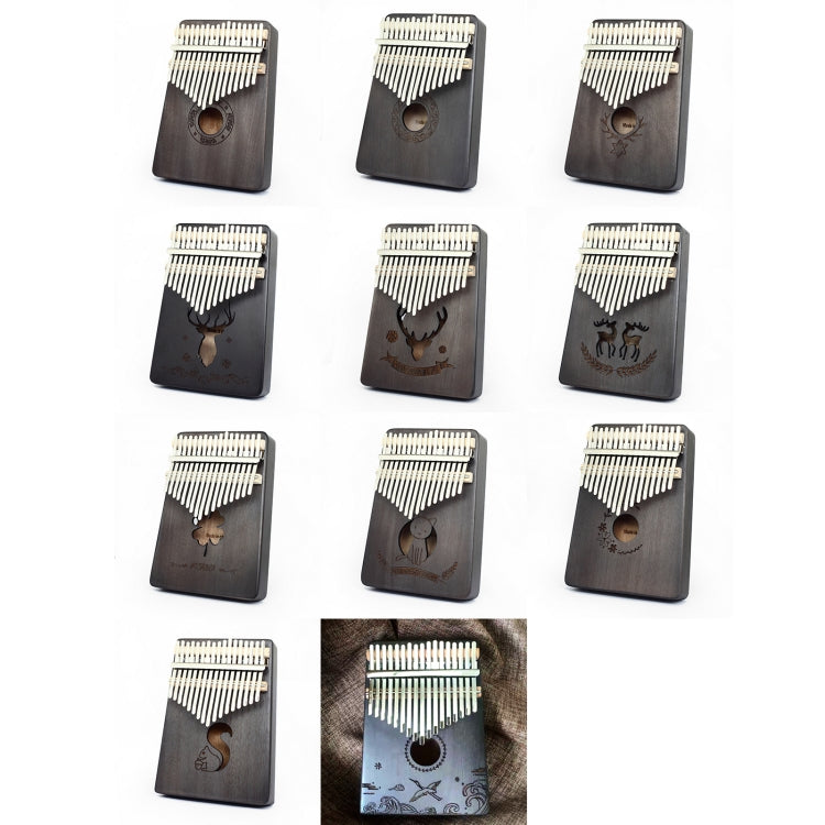 Wooden Portable Thumb Piano(Sixth Star)