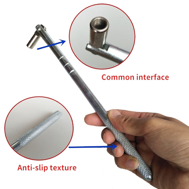 Car Valve Lever Valve Replacement Puller Tire Repair Tool, Style: Steel Handle