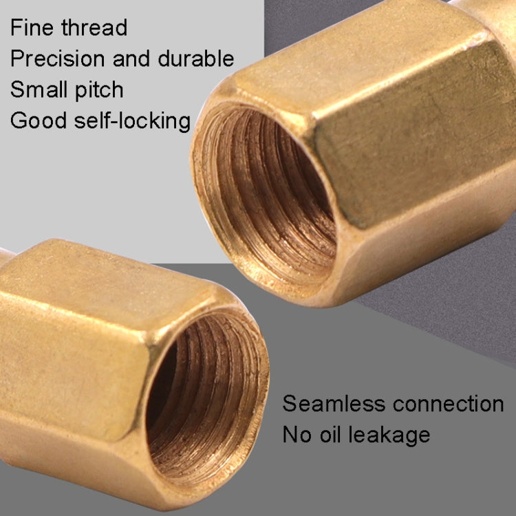 50 PCS Butter Machine Head Copper Universal Steel Tip Pneumatic Oil Nozzle Head