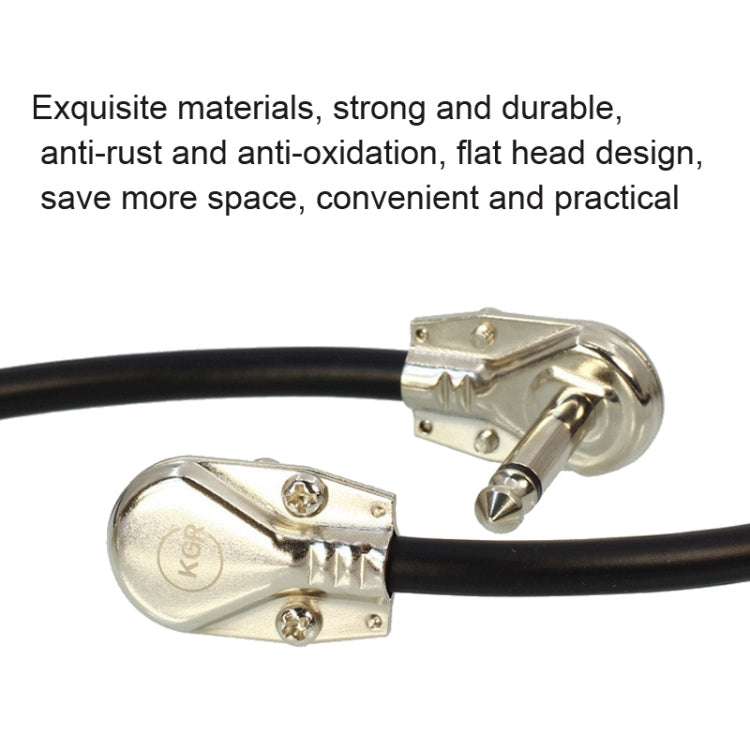 KGR Guitar Cables Guitar Effect Pedal Instrument Patch Cable, Specification: 1.5m