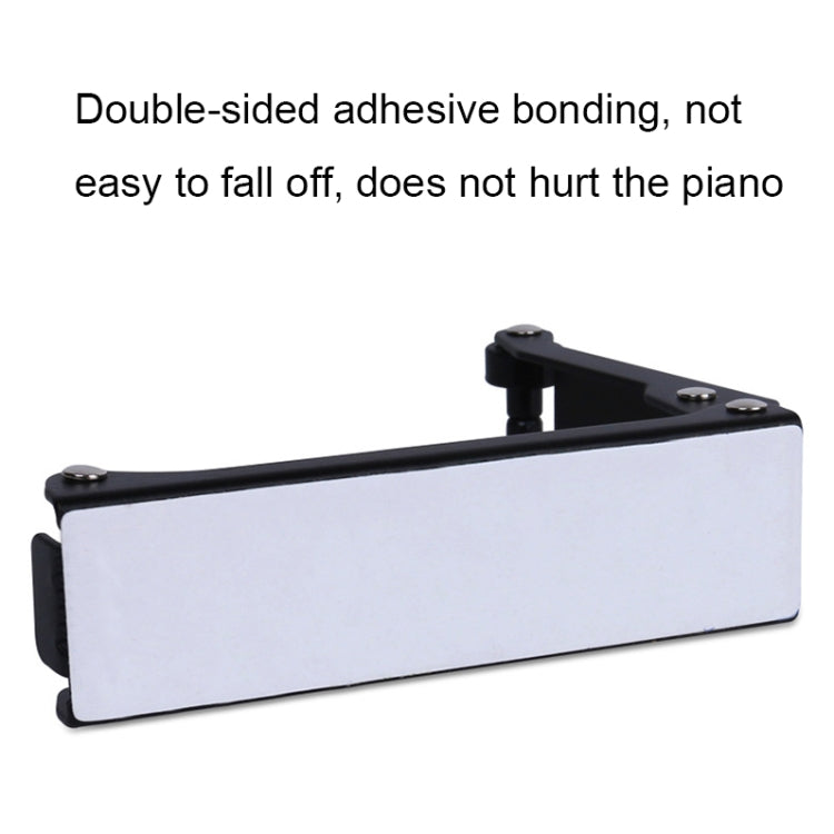MA003 Alloy Piano Cover Descender Piano Accessories(Silver)
