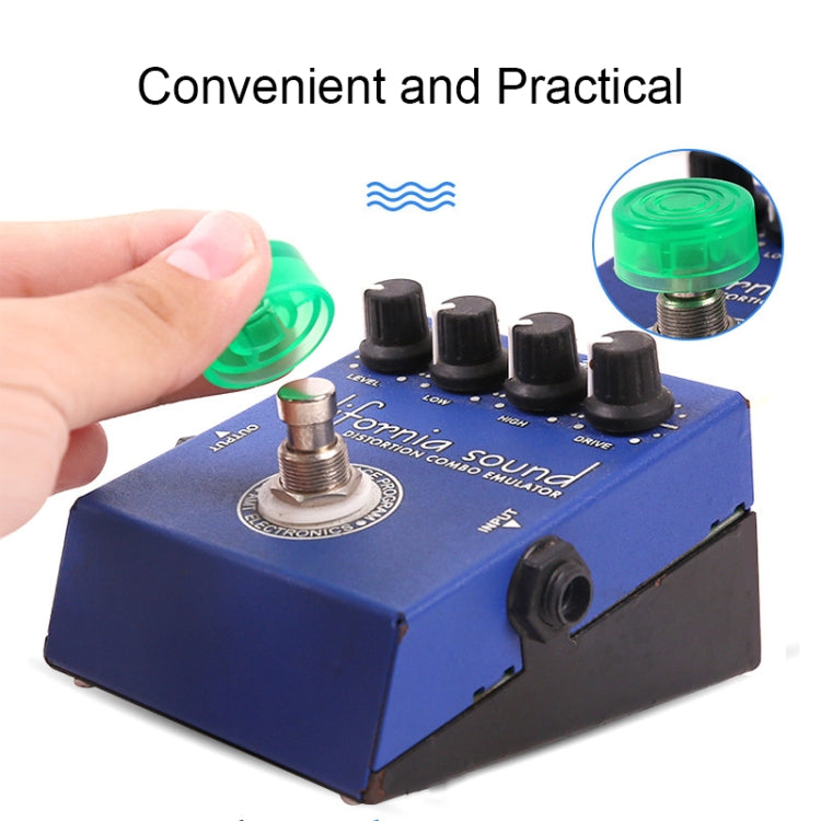10 PCS JT1808 Electric Guitar Tuner Pedal Cap(Red)