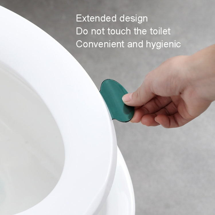 10 PCS Toilet Lid Lifter Convenient Toilet Lid Handle(Green)