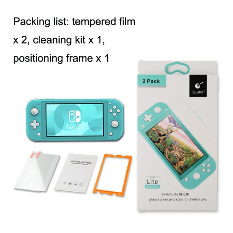 Gulikit NS12 Game Console Screen HD Anti-Fingerprint Tempered Film For Switch Lite(As Show)