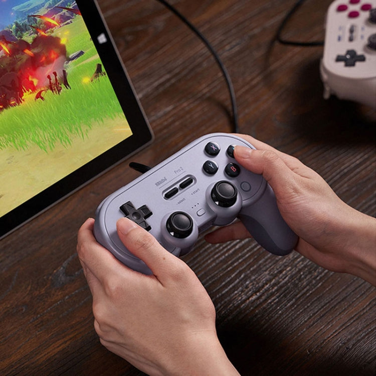 8Bitdo Pro 2 Wired Gamepad For Switch(White)