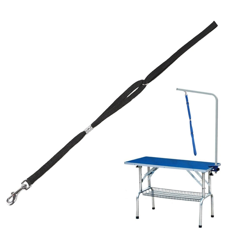 Fixed Rope Dog Traction Rope for Pet Bath Table, Color: Black