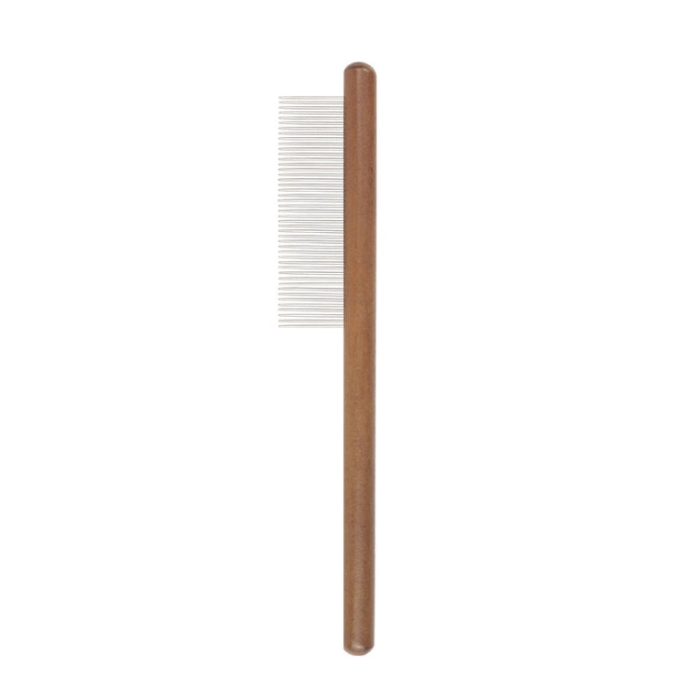 Cat Dog Solid Wood Comb For Removing Floating Hair Pet Cleaning Grooming Flea Comb(A)