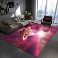 3D Visual Cartoon Cosmic Planet Living Room Carpet, Size: 50x80cm(RZ Cosmic Planet 10)