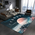 3D Visual Cartoon Cosmic Planet Living Room Carpet, Size: 50x80cm(RZ Cosmic Planet 11)