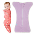Insular Baby Cotton Quilt Newborn Swaddle Sleeping Bag Blanket, Size: 60cm For 0-3 Months(Purple)