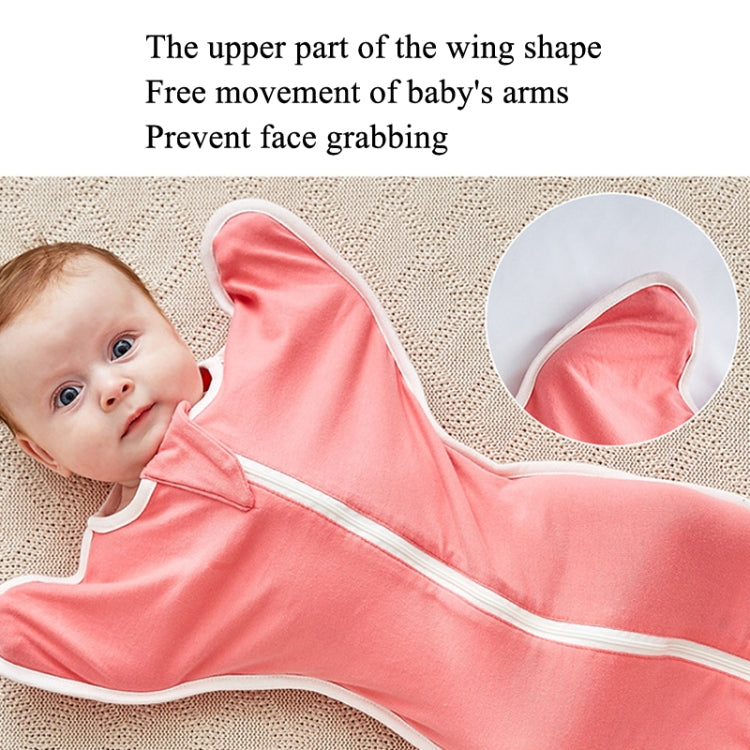 Insular Baby Cotton Quilt Newborn Swaddle Sleeping Bag Blanket, Size: 60cm For 0-3 Months(Pink)