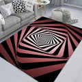 3D Stereo Rectangular Visual Geometric Living Room Carpet, Size: 80x160cm(11)