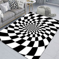 3D Stereo Rectangular Visual Geometric Living Room Carpet, Size: 120x160cm(10)
