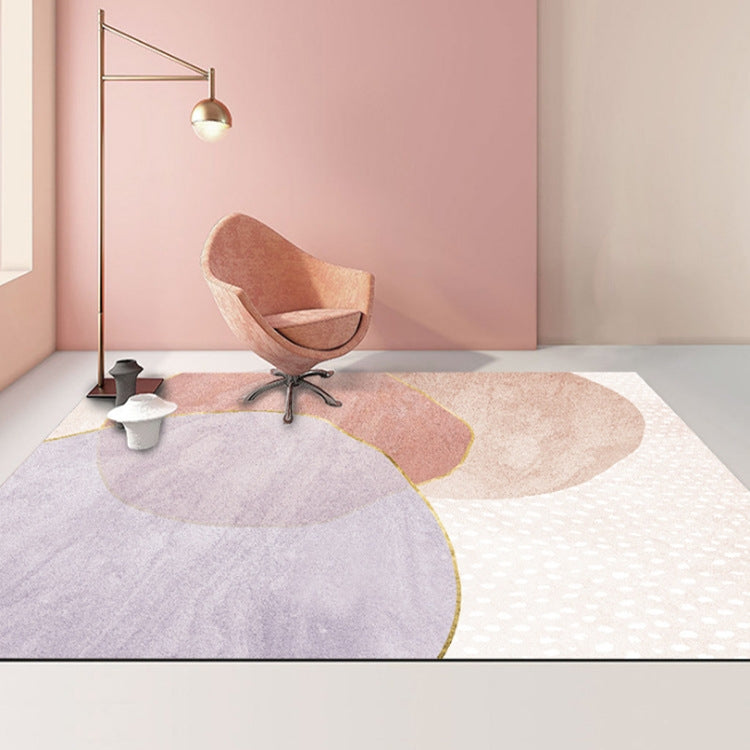 Modern Abstract Geometric Living Room Rug Coffee Table Cushion, Size: 50x80cm(10)