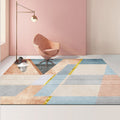 Modern Abstract Geometric Living Room Rug Coffee Table Cushion, Size: 50x80cm(14)