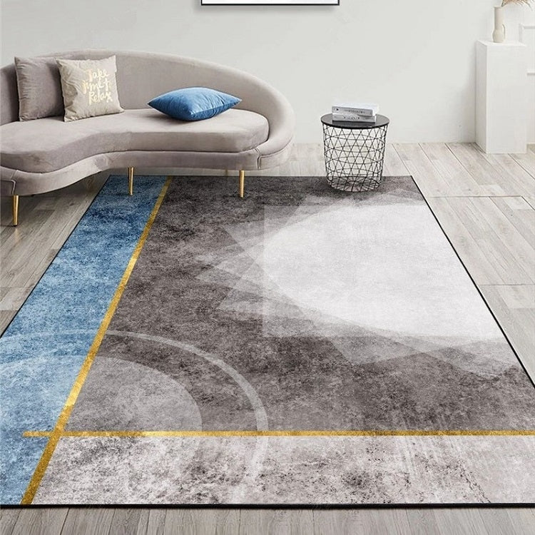 Modern Abstract Geometric Living Room Rug Coffee Table Cushion, Size: 50x80cm(16)
