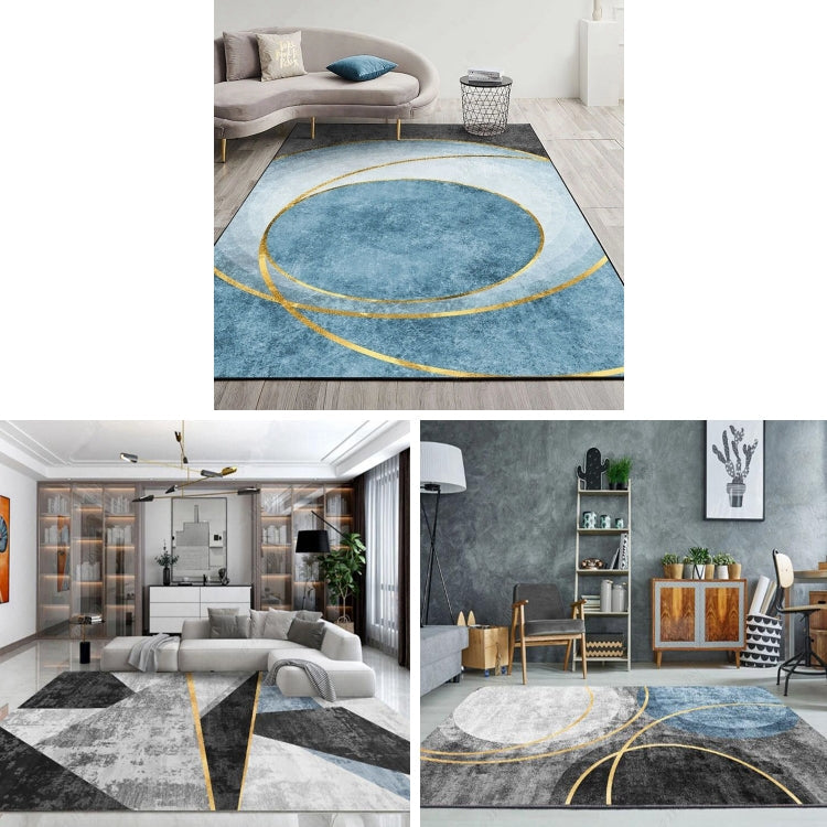 Modern Abstract Geometric Living Room Rug Coffee Table Cushion, Size: 50x80cm(25)
