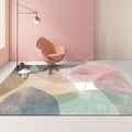 Modern Abstract Geometric Living Room Rug Coffee Table Cushion, Size: 60x90cm(08)