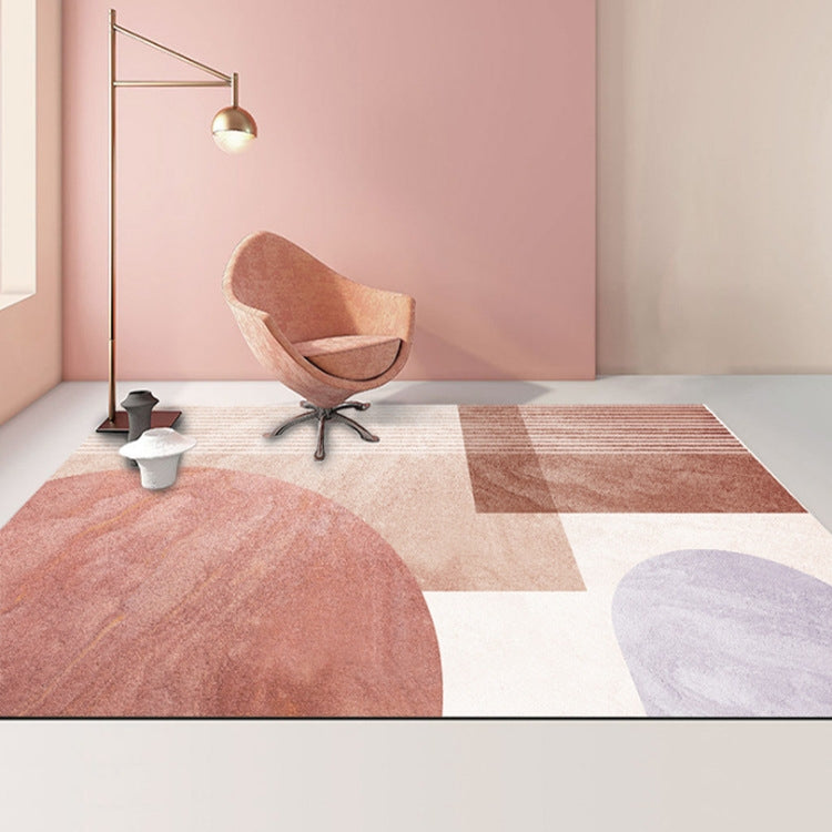 Modern Abstract Geometric Living Room Rug Coffee Table Cushion, Size: 60x90cm(12)