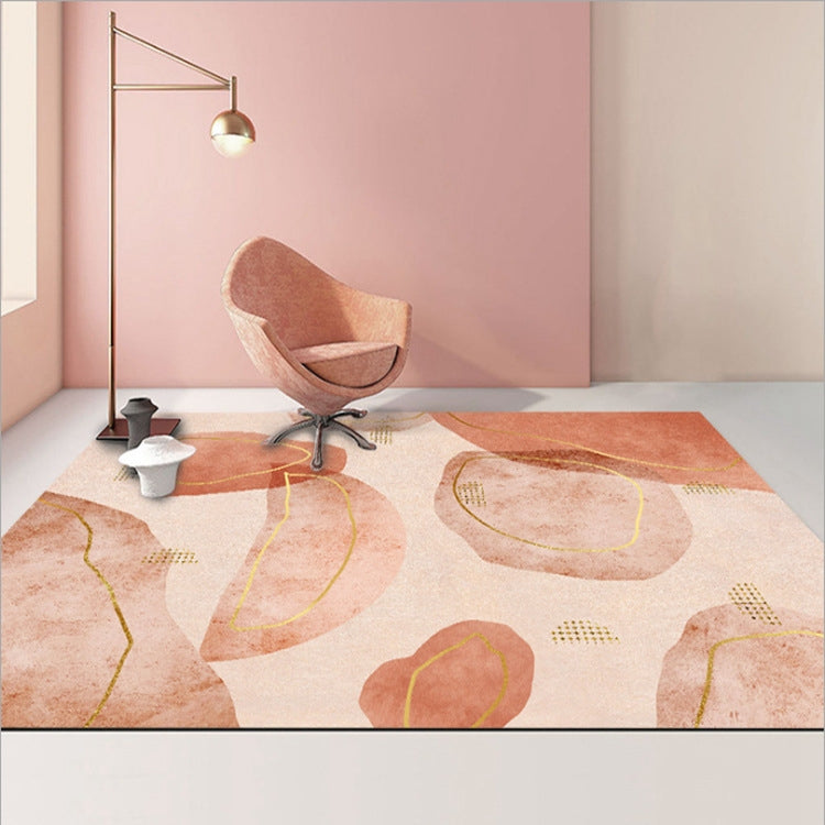 Modern Abstract Geometric Living Room Rug Coffee Table Cushion, Size: 80x160cm(01)
