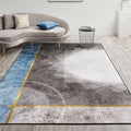 Modern Abstract Geometric Living Room Rug Coffee Table Cushion, Size: 80x160cm(16)