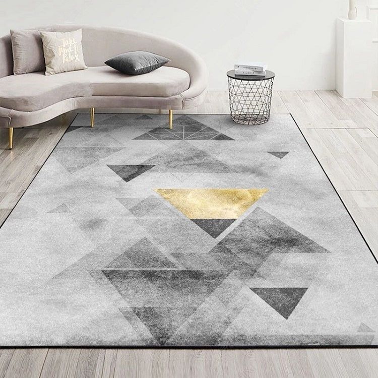 Modern Abstract Geometric Living Room Rug Coffee Table Cushion, Size: 80x200cm(17)