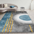 Modern Abstract Geometric Living Room Rug Coffee Table Cushion, Size: 140x200cm(19)
