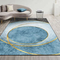 Modern Abstract Geometric Living Room Rug Coffee Table Cushion, Size: 140x200cm(20)