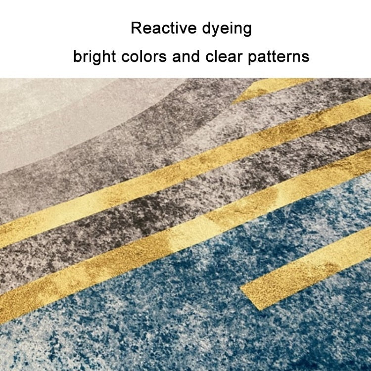 Modern Abstract Geometric Living Room Rug Coffee Table Cushion, Size: 140x200cm(12)
