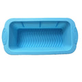 Silicone Pizza Toast Box Long Cake Mold(Blue)
