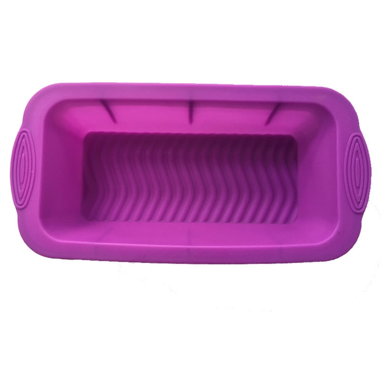 Silicone Pizza Toast Box Long Cake Mold(Purple)