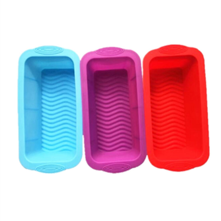 Silicone Pizza Toast Box Long Cake Mold(Red)