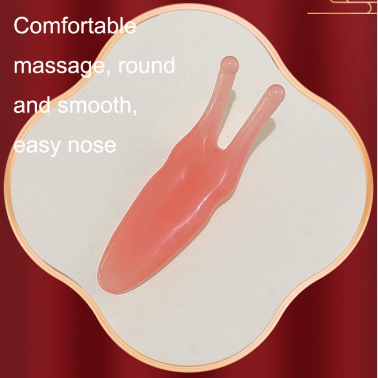 5 PCS Nose Scraping Device Respiratory Tract Clearing Nose Beauty Device(Emerald Green)