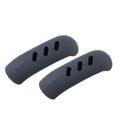 1 Pair Silicone Pot Handle Insulation Cover Iron Pot Handle Cover(Simple Gray)