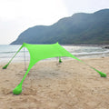 Outdoor Beach Lycra Canopy Camping Tent Sunshade Fishing Tent, Size: 210x160x150cm(Green)