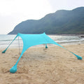 Outdoor Beach Lycra Canopy Camping Tent Sunshade Fishing Tent, Size: 210x200x150cm(Lake Blue)