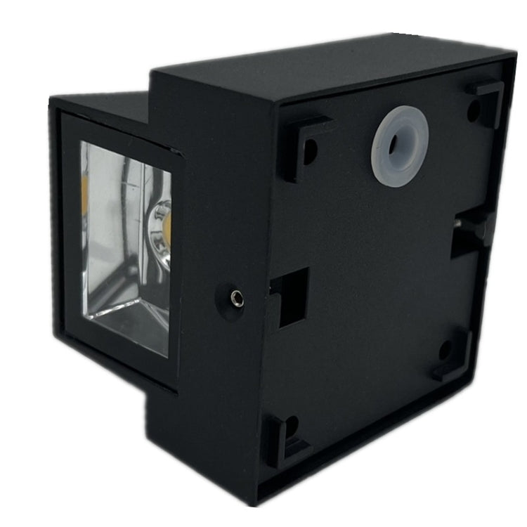 Outdoor Square Waterproof Wall Light, Power: Single K 5W(Warm White)