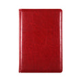 WZJZ0101 PU Leather Thickened Notebook, Specification: A5(Wine Red)