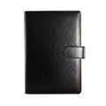 WZJZ0101 PU Leather Thickened Notebook, Specification: A5(Black with Buckle)