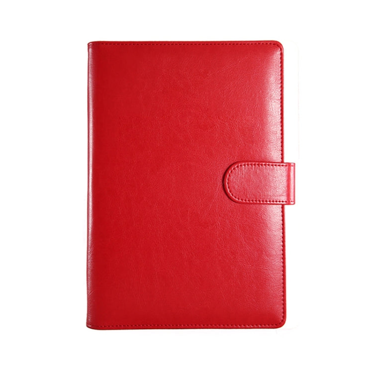 WZJZ0101 PU Leather Thickened Notebook, Specification: B5(Red with Buckle)
