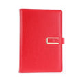 WZJZ0101 PU Leather Thickened Notebook, Specification: B5(Red Metal Buckle)