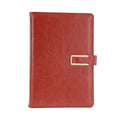 WZJZ0101 PU Leather Thickened Notebook, Specification: B5(Brown Metal Buckle)
