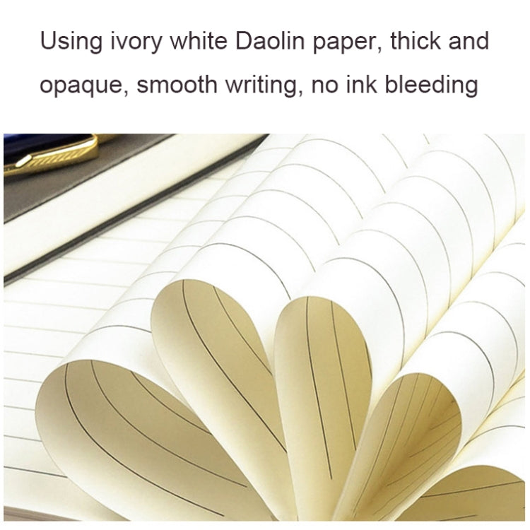 WZJZ0101 PU Leather Thickened Notebook, Specification: B5(Red with Buckle)